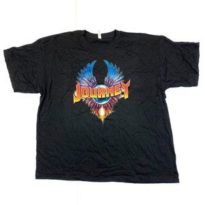 Men's Journey Wings Logo Tee - Alstyle - Black - XXL
